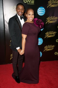 Teddy and Tina Campbell on the Red Carpet at 2016 Stellar Awards