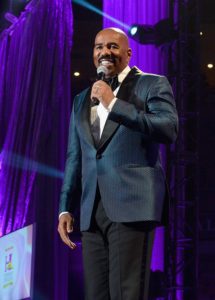 LAS VEGAS, NV - JULY 23: Host Steve Harvey speaks during the 2016 Neighborhood Awards hosted by Steve Harvey at the Mandalay Bay Events Center on July 23, 2016 in Las Vegas, Nevada. (Photo by Bryan Steffy/Getty Images for Nu-Opp, Inc)
