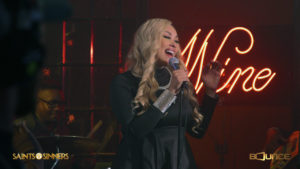 Photo of KeKe Wyatt during her guest starring role on Saints & Sinners on Bounce TV.