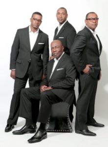 Photo of The Williams Brothers gospel recording group.