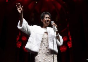 The Queen of Soul Aretha Franklin performing. Photo courtesy of TV One.